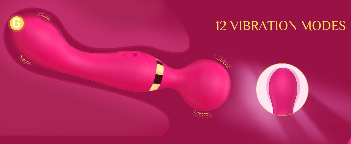 pink vibrating stick Artrylin 10 Speeds Handheld Vibrating Electric Wand Massager, Silicone  Flexible Relief, Pink, 12.59