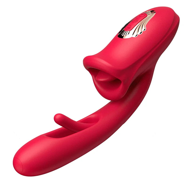 Mouthie Biting G Spot Soother with Vibration & Flapping