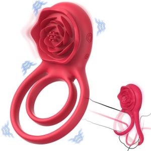 Rose cock ring