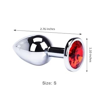 Medium size metal butt plug - Image 2