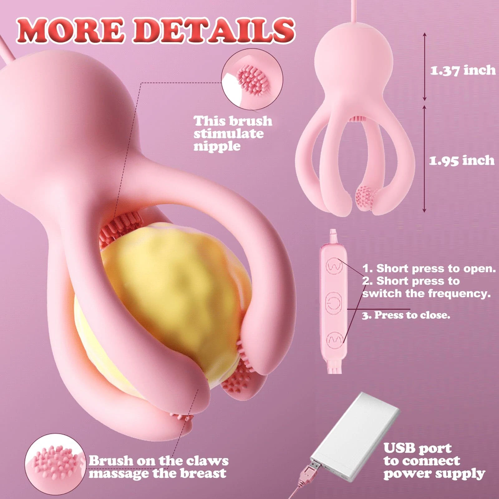 OCTOPUS NIPPLE MASSAGER - Image 5