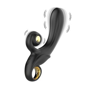Spiral rabbit vibrator