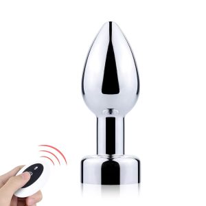 Crystal vibrating butt plug